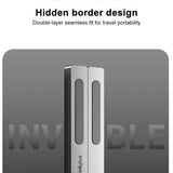 Lenovo Thinkplus Foldable Laptop Stand - Desktop Compatible - Silver - Side View