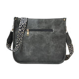 Leopard Print Waterproof Crossbody Tote Bag - Beige