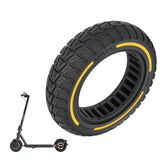 Colourful 2.5-7 Inch Honeycomb Tires for Xiaomi Scooter 4 / 4 Pro - Off-road Flick Design - Red - Low Angle