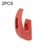 Universal Storage Hook for Xiaomi M365 Electric Scooter - Set of 2 - White - Low Angle