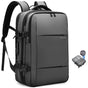 Large Capacity Men Shoulder Backpack - Gray