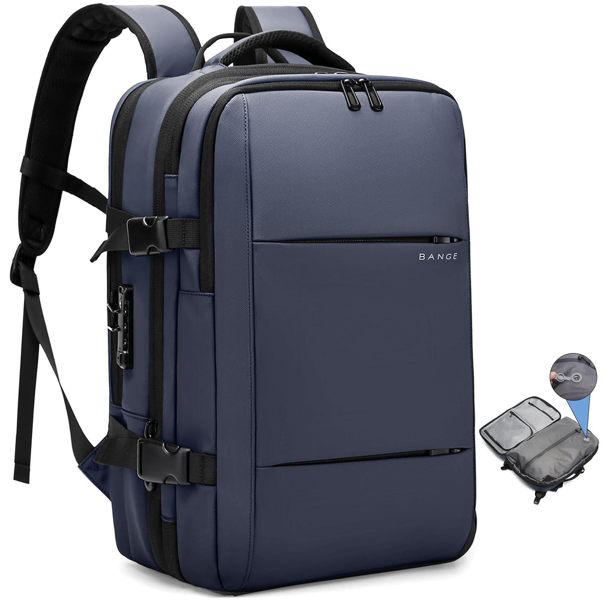 Large Capacity Men Shoulder Backpack - Gray