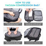 Large Capacity Men Shoulder Backpack - Gray