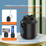 Smart Desktop Ptz with 360 Degree Rotation and Automatic Tracking - Black + White - Close-Up Angle
