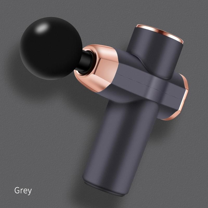 Compact 12V Muscle Relax Massage Gun - Mini Size - Gray