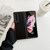For Samsung Galaxy Z Fold4 5G Aluminum Foldable Phone Case - Black