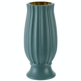 Soft Dried Flower Vase Arrangement for Living Room Decor - Light Green - Low Angle