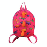 Durable Dinosaur Backpack for Kids - Lost Proof - Blue - Side View