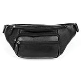 Outdoor Leather Shoulder Bag For Sports & Phone - Brown