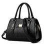 Embossed Bowknot Shoulder Bag For Women - Black
