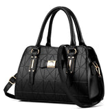 Embossed Bowknot Shoulder Bag For Women - Black - Extra Image