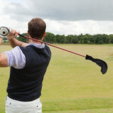 3-in-1 Golf Club Head Cover - No.1 No.3 No.5 - Protective - Red - Side View