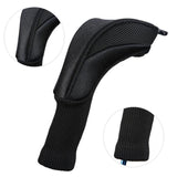 3-in-1 Golf Club Head Cover - No.1 No.3 No.5 - Protective - Red - Close-Up Angle