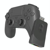 Wireless Dualsense Gamepad for Ps5 / Ps4 / Pc with Bluetooth and Joysticks - Purple Red - Front View