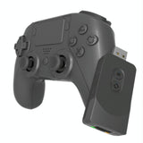 Wireless Dualsense Gamepad for Ps5 / Ps4 / Pc with Bluetooth and Joysticks - Purple Red