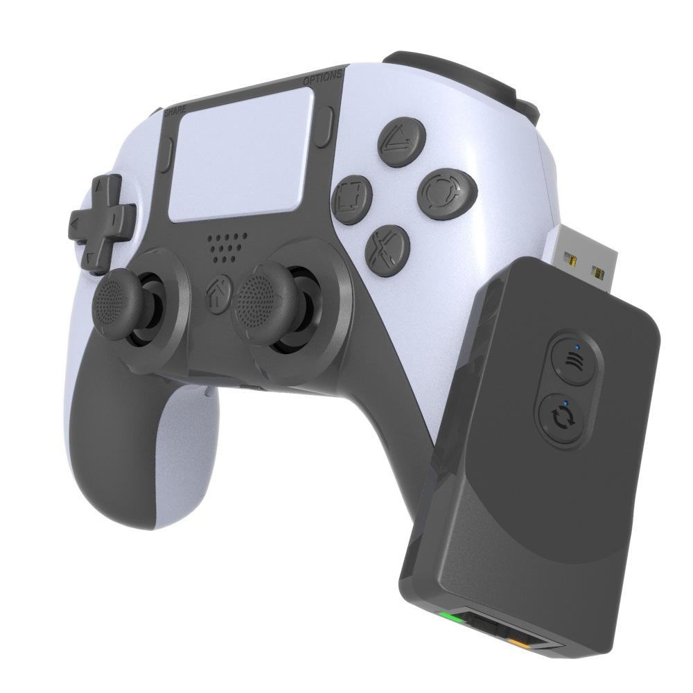 Wireless Dualsense Gamepad for Ps5 / Ps4 / Pc with Bluetooth and Joysticks - Purple Red