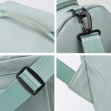 Waterproof Crossbody Travel Backpack - 375l Capacity - Sky Blue - Rear View