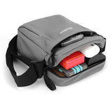 Versatile Canvas Shoulder Backpack For Men - Gray