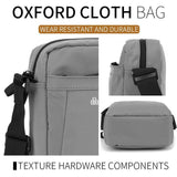 Versatile Canvas Shoulder Backpack For Men - Gray