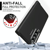 For Samsung Galaxy Z Fold4 5G Samsung Fold 4 Hinge Flip Case - Two Tone Contact Lens - Yellow - Extra Image