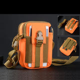 Versatile Messenger Bag With Shoulder Strap - Soil Colour - Side View
