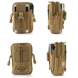 Versatile Messenger Bag With Shoulder Strap - Soil Colour - Top-Down View