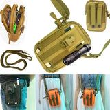 Versatile Messenger Bag With Shoulder Strap - Soil Colour - Rear View
