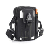 Versatile Messenger Bag With Shoulder Strap - Soil Colour - Low Angle