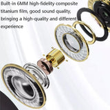 Wireless Sports Bluetooth Earphones - Semi-in-ear 5.1 Game Skin Colour - 45-Degree Angle