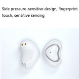 Wireless Sports Bluetooth Earphones - Semi-in-ear 5.1 Game Skin Colour - Rear View