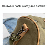 Travel Crossbody Bag - Perfect for Outdoors - Coffee - Close-Up Angle