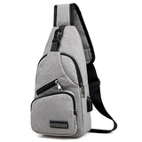 Versatile Men Crossbody Bag For Sports And Everyday Use - Grey - Extra Image