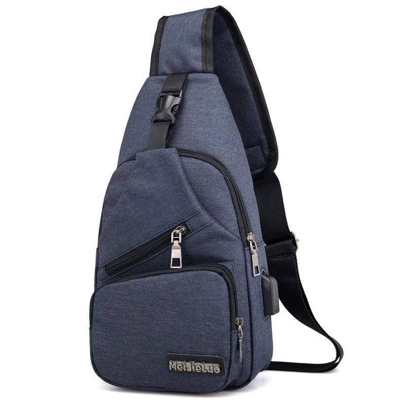 Versatile Men Crossbody Bag For Sports And Everyday Use - Grey