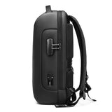 Large Capacity Waterproof Laptop Backpack with Usb Port for Business Travel - Black - Extra Image