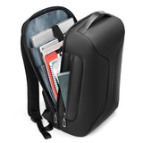 Large Capacity Waterproof Laptop Backpack with Usb Port for Business Travel - Black