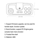 8bitdo Pce2.4g Wireless Gamepad for Nintendo Switch - Black - Close-Up Angle