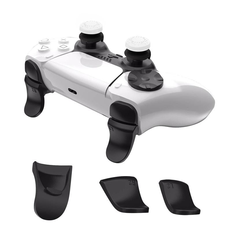 5-in-1 L1 / R1 Extended Key Game Handle for Sony Ps5 - Cross & Lengthened Keys - Black Blue