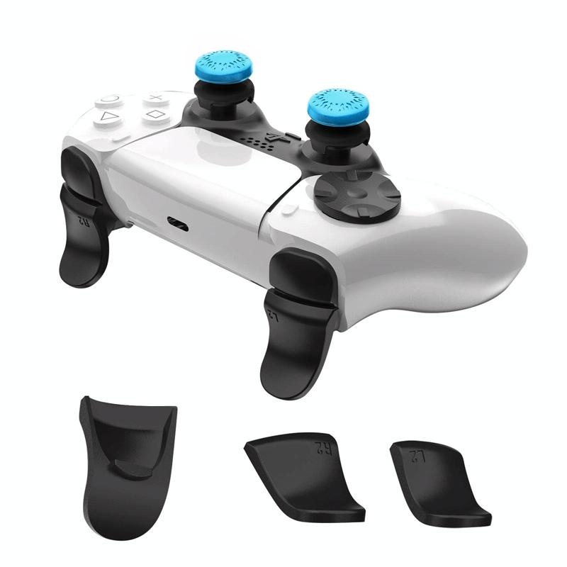 5-in-1 L1 / R1 Extended Key Game Handle for Sony Ps5 - Cross & Lengthened Keys - Black Blue