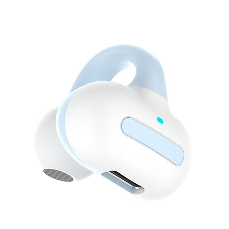 Wireless Single Ear Clip-on Bluetooth Earphone - M-s8 - Pink