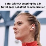 Wireless Single Ear Clip-on Bluetooth Earphone - M-s8 - Pink