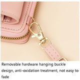 Women Touch Screen Shoulder Bag For Mobile Phones - Deep Pink