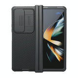 For Samsung Galaxy Z Fold4 5G Mirror Pro Camshield Case Set - Green - Extra Image