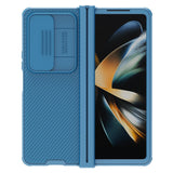 For Samsung Galaxy Z Fold4 5G Mirror Pro Camshield Case Set - Green - Extra Image