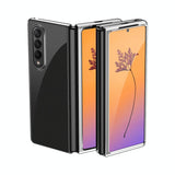 For Samsung Galaxy Z Fold4 5G Shockproof Clear Phone Case - Black