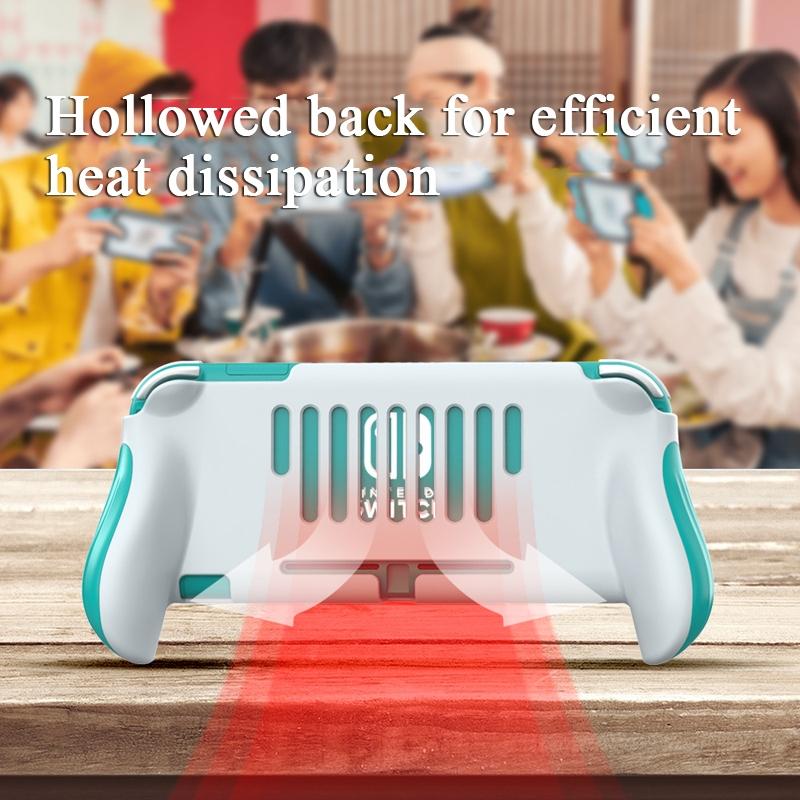 2-pack Nintendo Switch Lite Gamepad Covers - Dark Gray