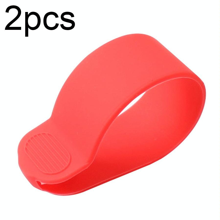 2pcs Silicone Scooter Accelerator Dial Cover for Xiaomi M365 / 1s / Pro / Max G30 / Es2 - White