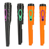 Outdoor Handheld Metal Detector for Treasure Hunting - Orange Green - Side View
