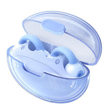Wireless Bluetooth Earphone - Transparent Ear Clip - Ows Sports - Blue - Extra Image