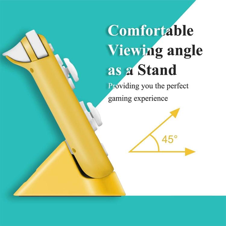 2-pack Portable Triangle Charger for Nintendo Switch / Lite - Gray