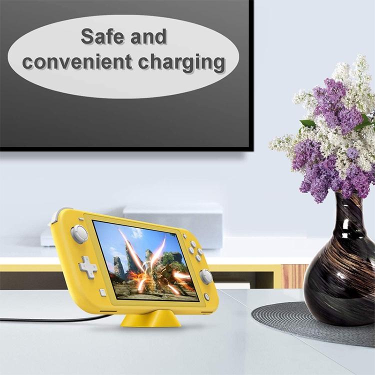 2-pack Portable Triangle Charger for Nintendo Switch / Lite - Gray